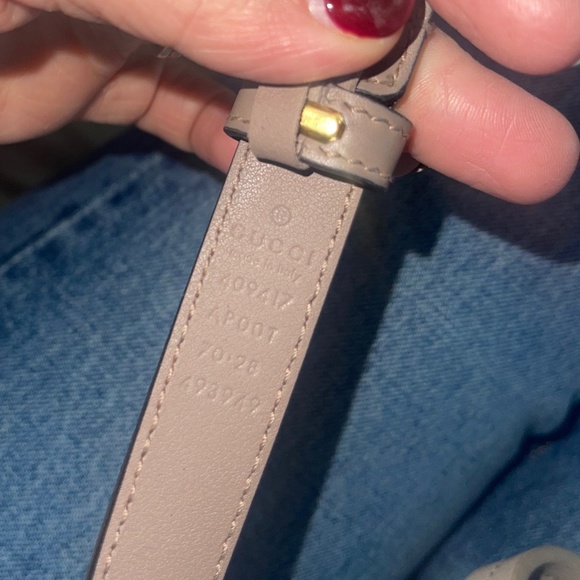 Gucci pink GG belt - Picture 2 of 3
